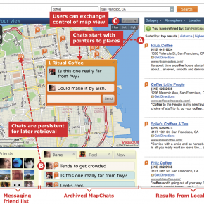 Mapchat: conversing in place Mapchat: conversing in place