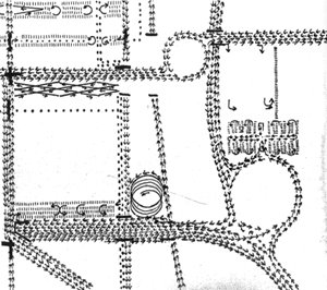 Map of traffic flow in Philadelphia, by Louis Kahn